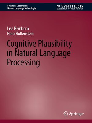 cover image of Cognitive Plausibility in Natural Language Processing